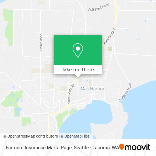 Mapa de Farmers Insurance Marta Page