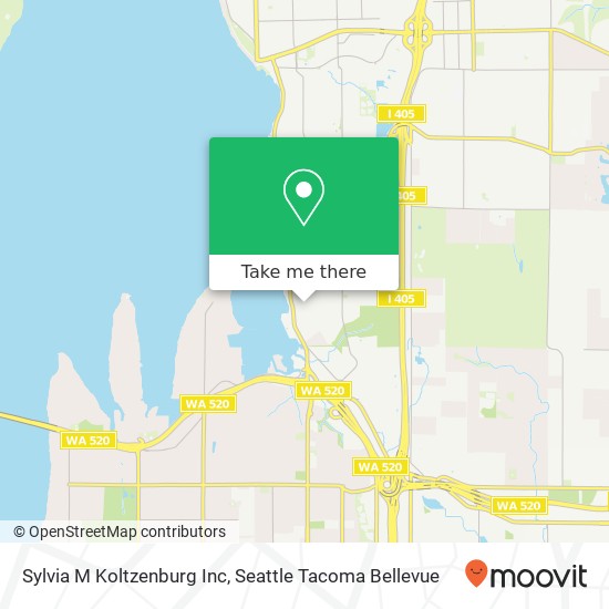 Sylvia M Koltzenburg Inc map