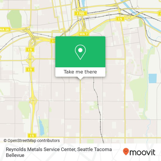 Mapa de Reynolds Metals Service Center