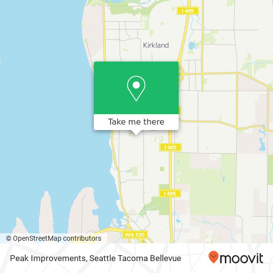 Peak Improvements map