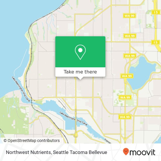 Mapa de Northwest Nutrients