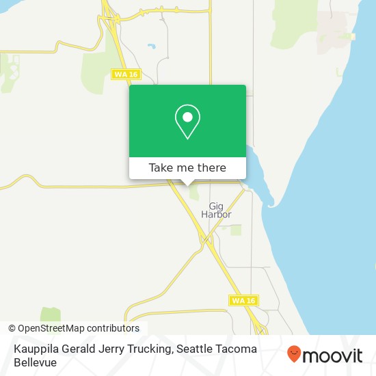 Mapa de Kauppila Gerald Jerry Trucking