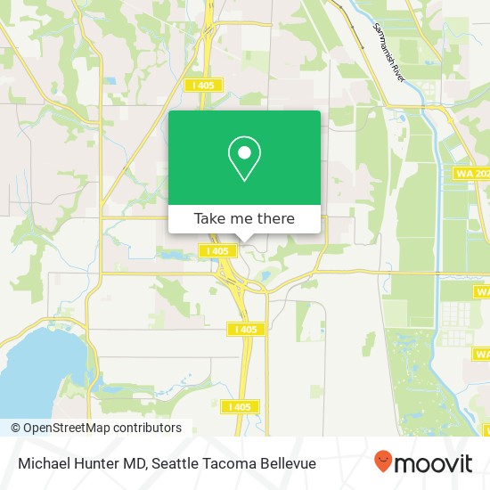 Michael Hunter MD map