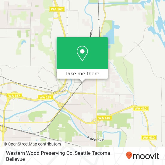 Western Wood Preserving Co map