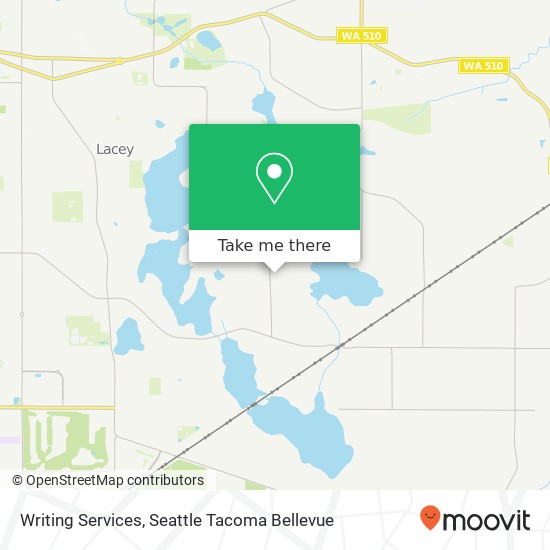 Writing Services map
