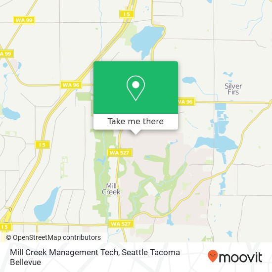 Mapa de Mill Creek Management Tech