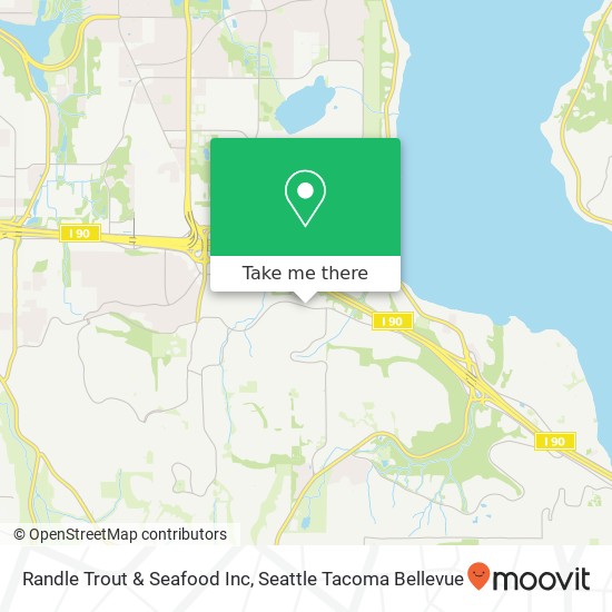 Randle Trout & Seafood Inc map