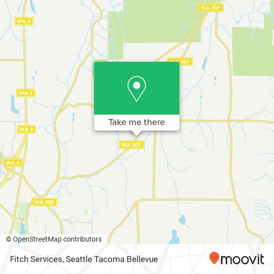 Fitch Services map