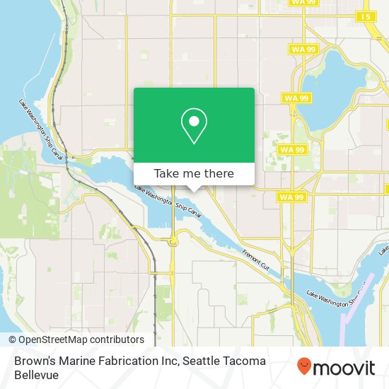 Brown's Marine Fabrication Inc map