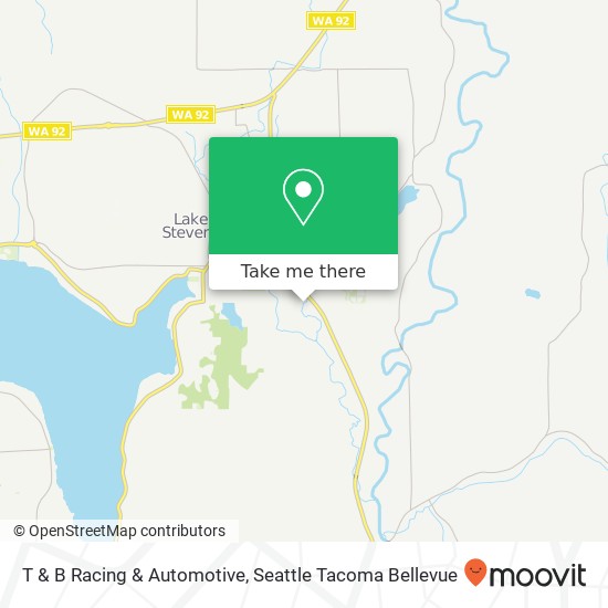 T & B Racing & Automotive map