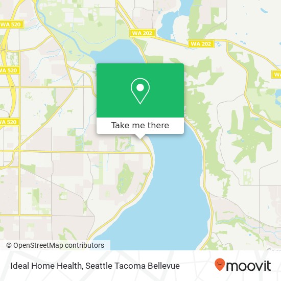 Ideal Home Health map