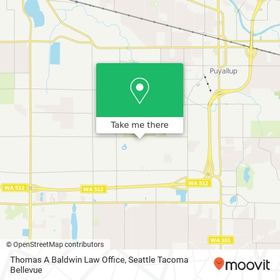 Thomas A Baldwin Law Office map