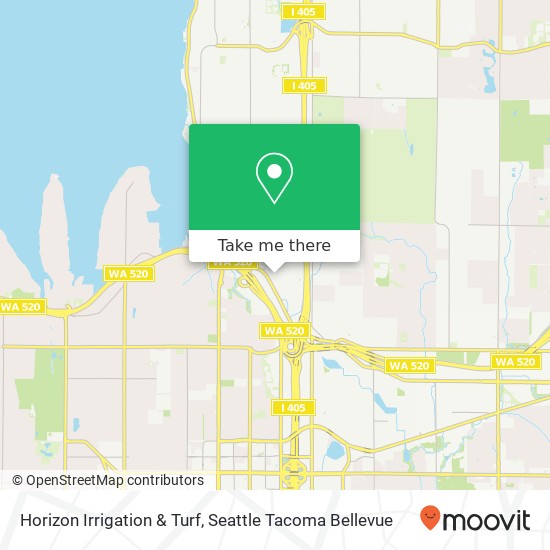 Horizon Irrigation & Turf map