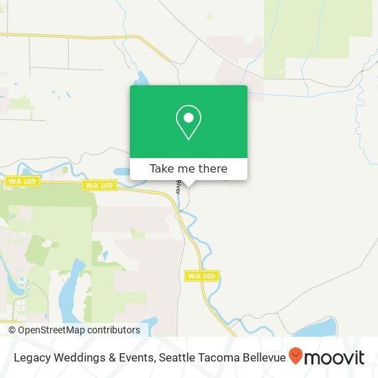 Legacy Weddings & Events map