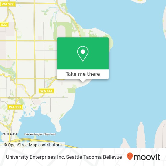 University Enterprises Inc map