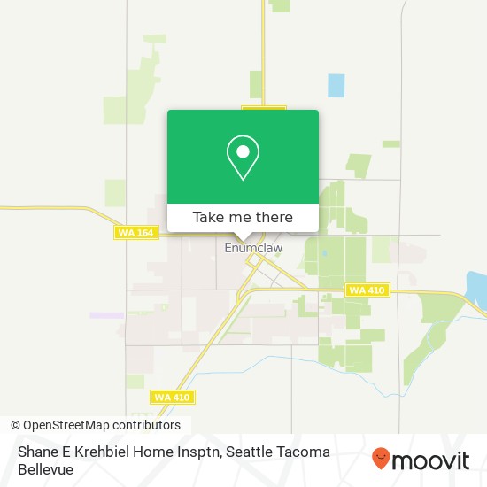 Shane E Krehbiel Home Insptn map