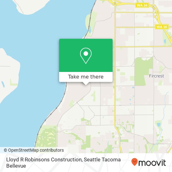 Mapa de Lloyd R Robinsons Construction