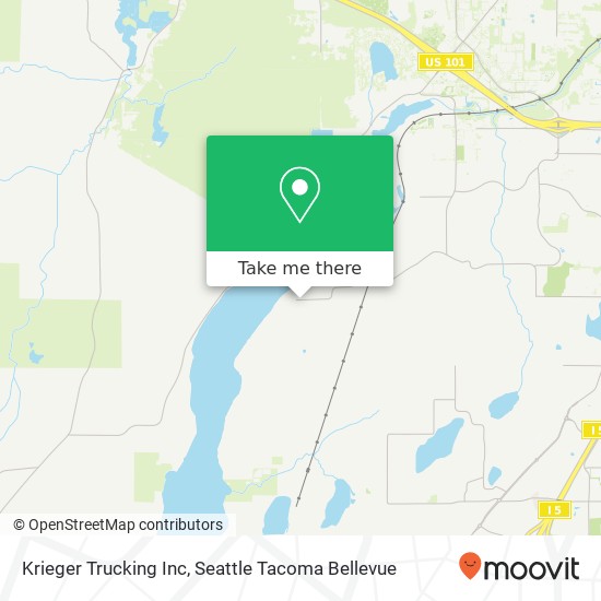 Krieger Trucking Inc map