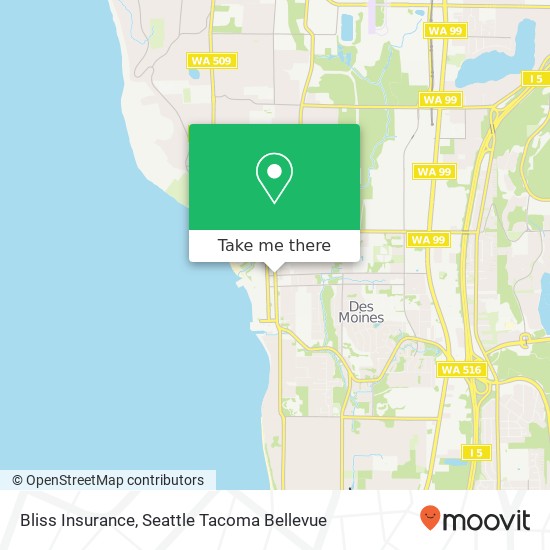 Bliss Insurance map