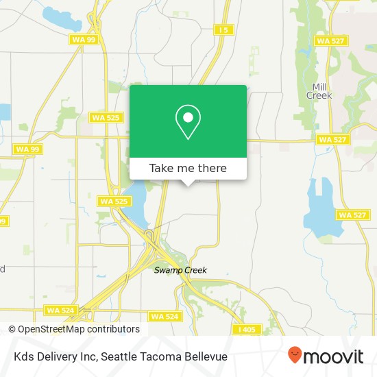 Mapa de Kds Delivery Inc