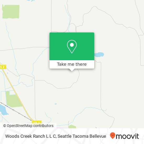 Mapa de Woods Creek Ranch L L C