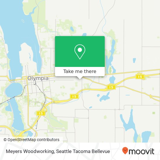 Mapa de Meyers Woodworking