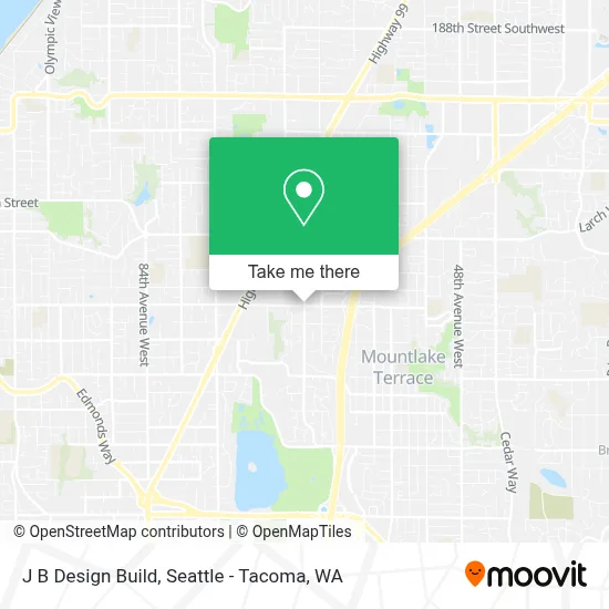 J B Design Build map