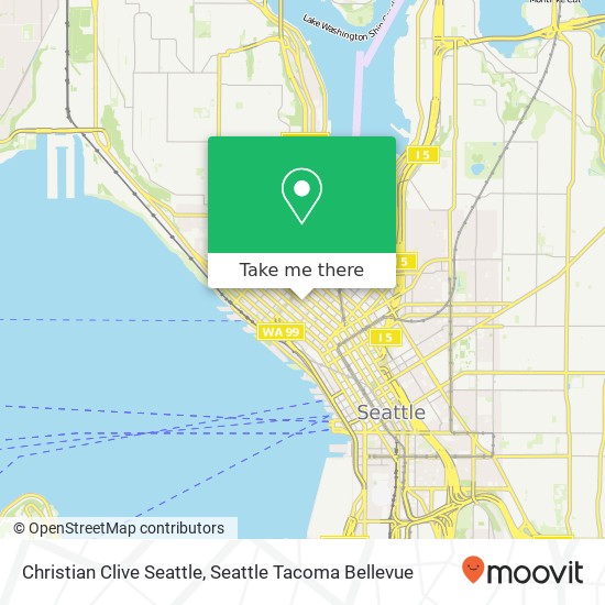 Mapa de Christian Clive Seattle