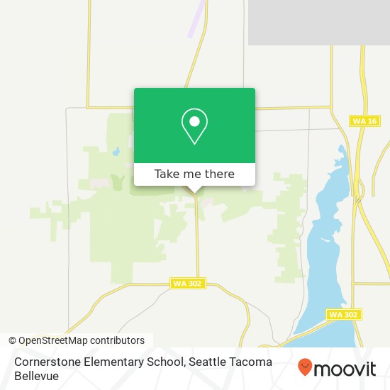 Mapa de Cornerstone Elementary School