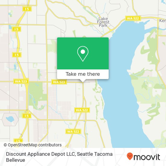 Discount Appliance Depot LLC map