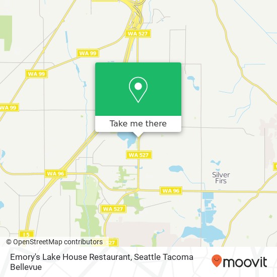 Emory's Lake House Restaurant map