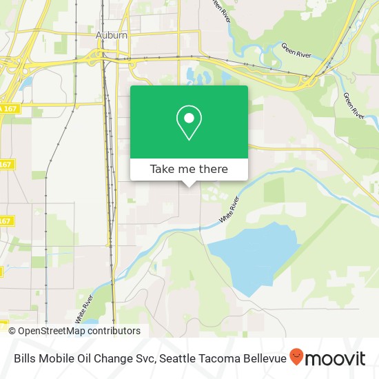 Mapa de Bills Mobile Oil Change Svc