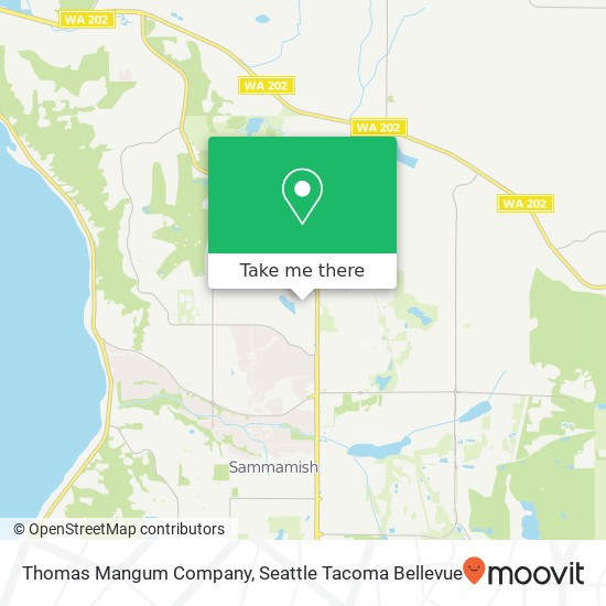 Mapa de Thomas Mangum Company