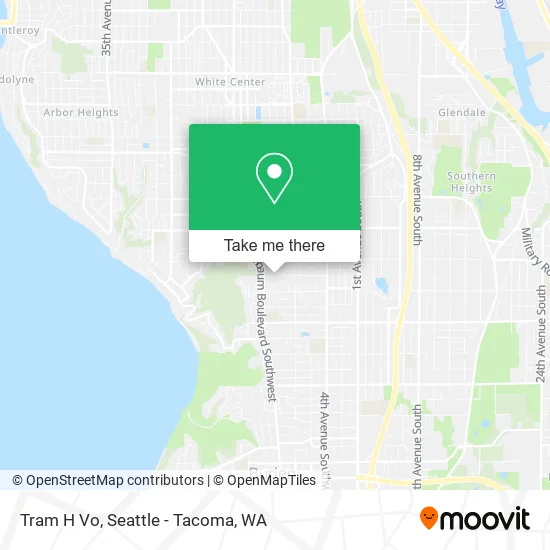 Tram H Vo map