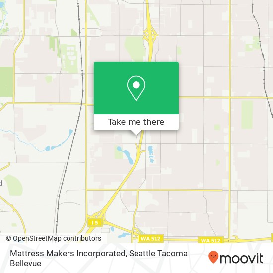 Mapa de Mattress Makers Incorporated