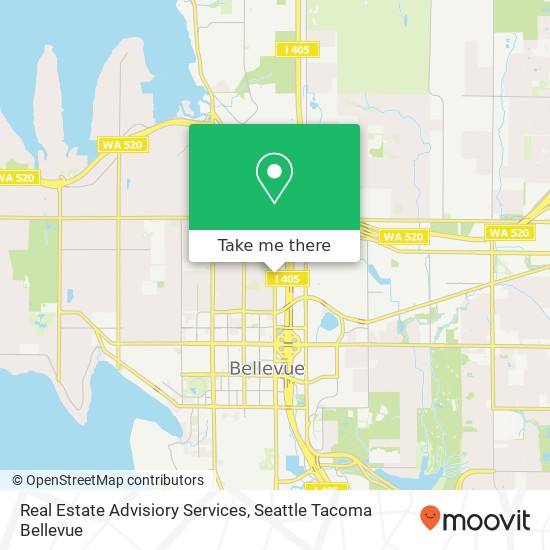 Real Estate Advisiory Services map