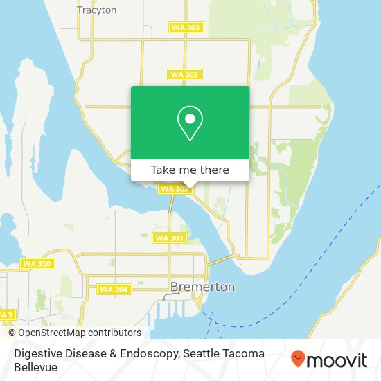 Mapa de Digestive Disease & Endoscopy