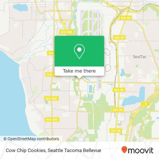 Cow Chip Cookies map