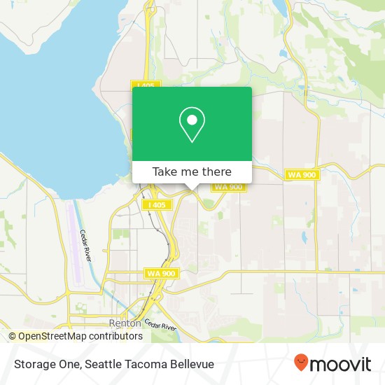 Storage One map