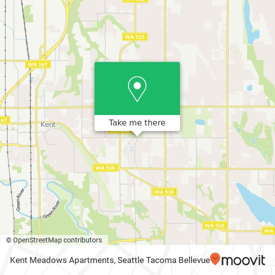 Mapa de Kent Meadows Apartments