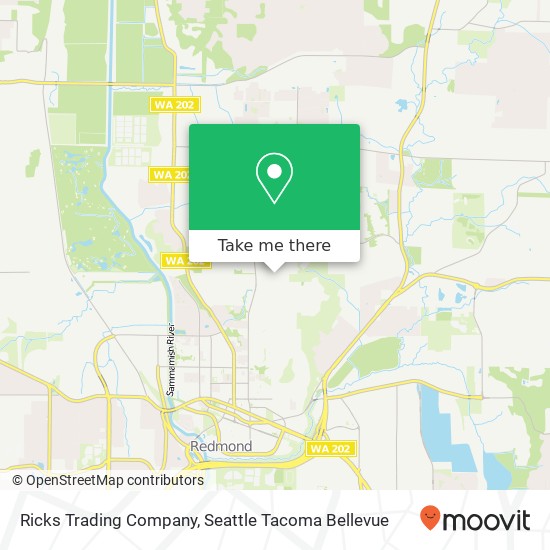 Ricks Trading Company map