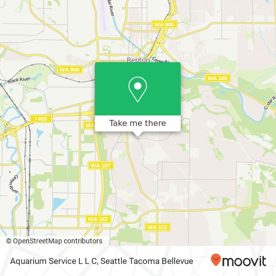 Aquarium Service L L C map