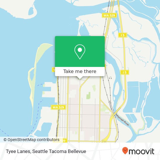 Tyee Lanes map