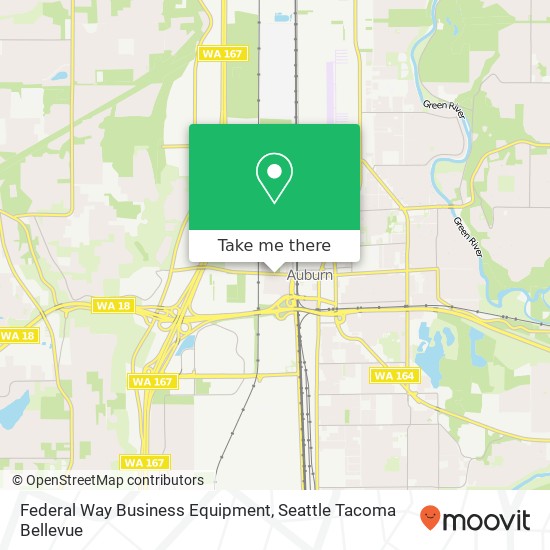 Federal Way Business Equipment map
