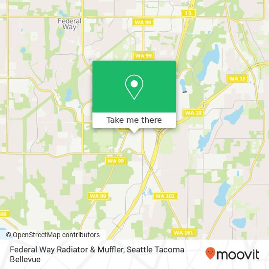 Federal Way Radiator & Muffler map