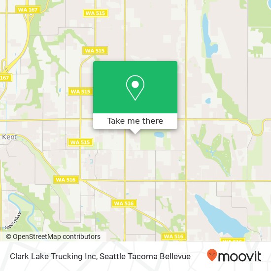 Clark Lake Trucking Inc map