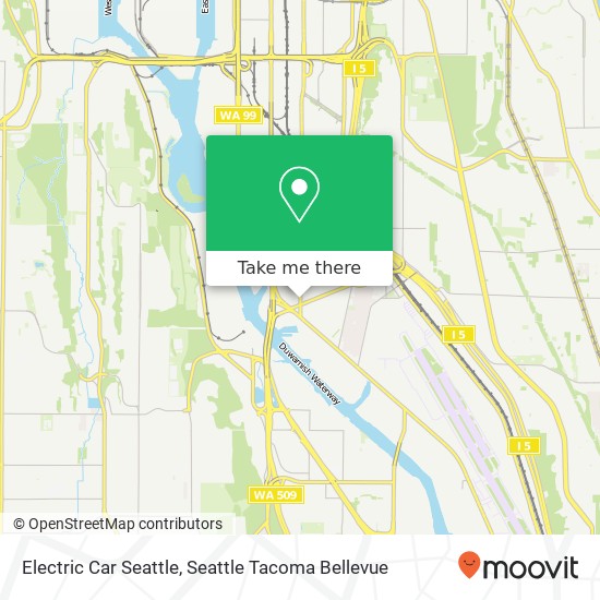 Electric Car Seattle map