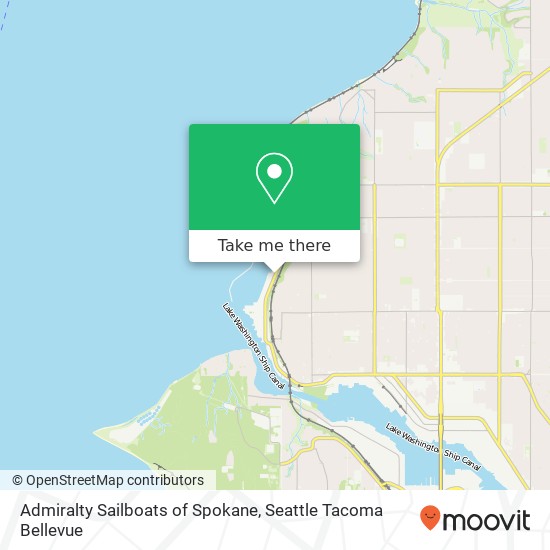 Mapa de Admiralty Sailboats of Spokane
