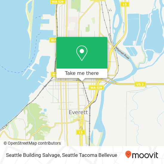 Mapa de Seattle Building Salvage