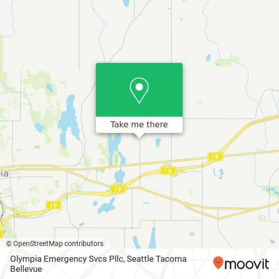 Mapa de Olympia Emergency Svcs Pllc